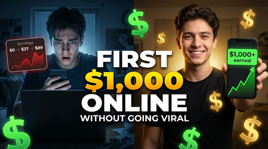 How Small Creators Are Making Their First $1,000 Online — Without Going Viral (2025 Playbook)